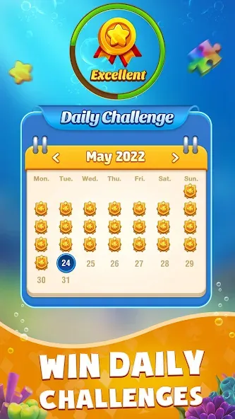 Solitaire: Fish Master [MOD: безлимитные монеты и рыбки] Screenshot 5
