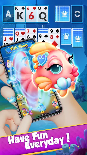 Solitaire - Klondike Card Game [MOD: открыты все карты и уровни] Screenshot 3