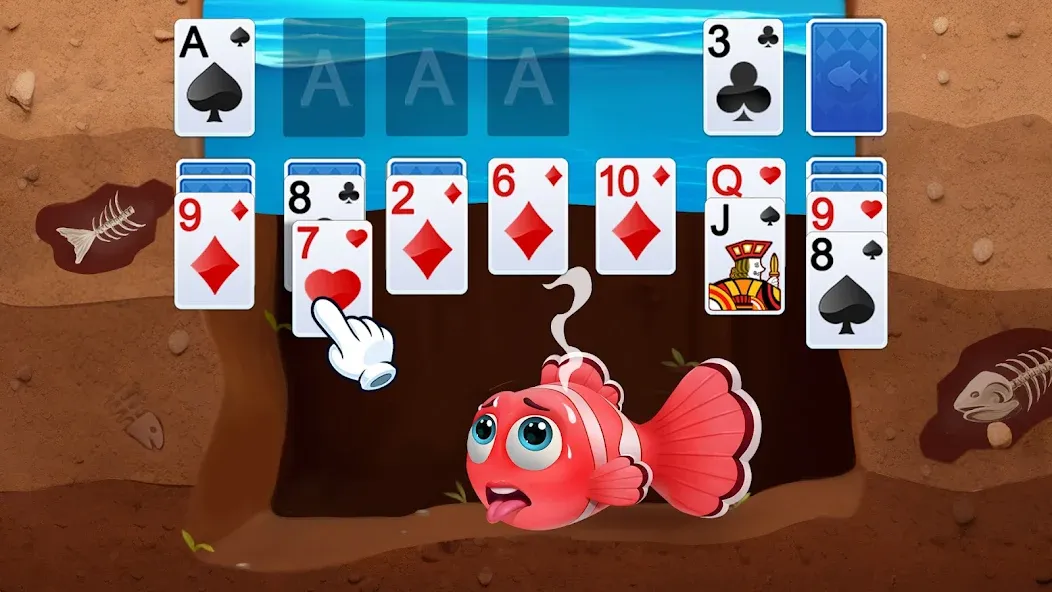 Solitaire [MOD: без рекламы и без ограничений] Screenshot 2