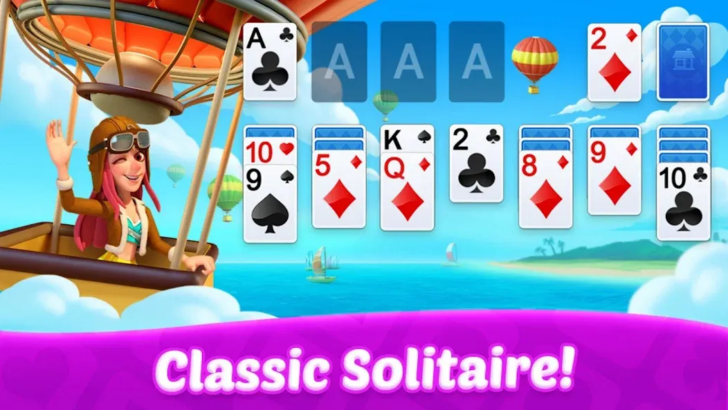 Solitaire: Card Games [MOD: безлимитные подсказки и отмены ходов] Screenshot 2