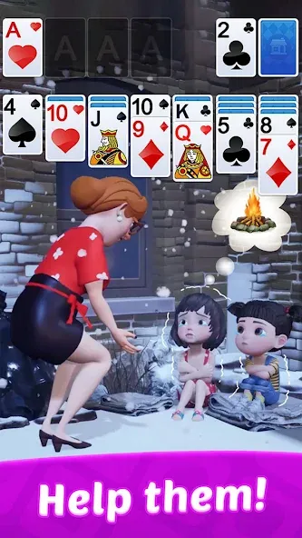 Solitaire: Card Games [MOD: безлимитные подсказки и отмены ходов] Screenshot 4