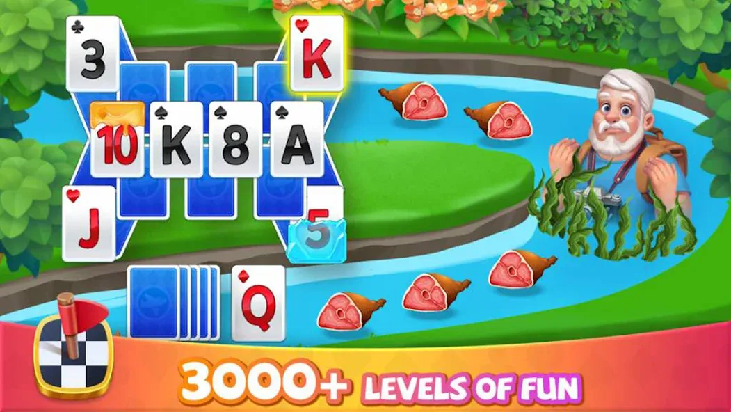 Solitaire Good Times [MOD: безлимитные монеты и подсказки] Screenshot 2