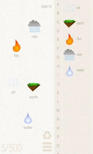 Little Alchemy [MOD: все элементы открыты сразу] Screenshot 2
