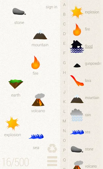 Little Alchemy [MOD: все элементы открыты сразу] Screenshot 3