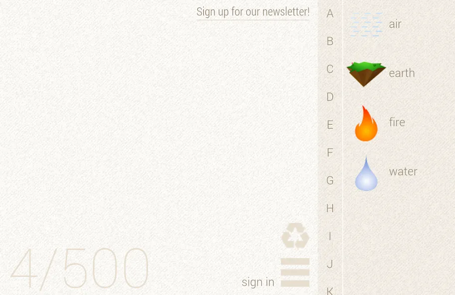 Little Alchemy [MOD: все элементы открыты сразу] Screenshot 5