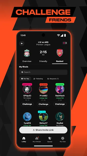 Sorare Rivals Fantasy Football [MOD: безлимитные монеты и все игроки открыты] Screenshot 2