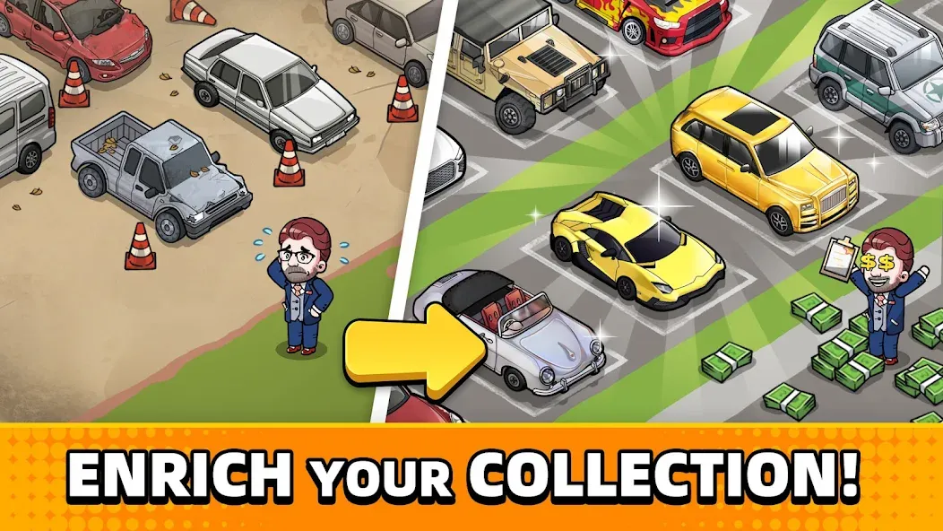 Used Car Tycoon Game [MOD: безлимитные деньги и премиум-автомобили] Screenshot 5
