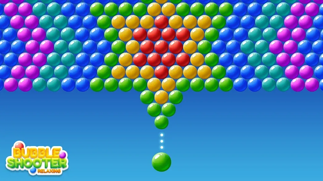 Bubble Shooter Relaxing [MOD: без рекламы и бесконечные жизни] Screenshot 1