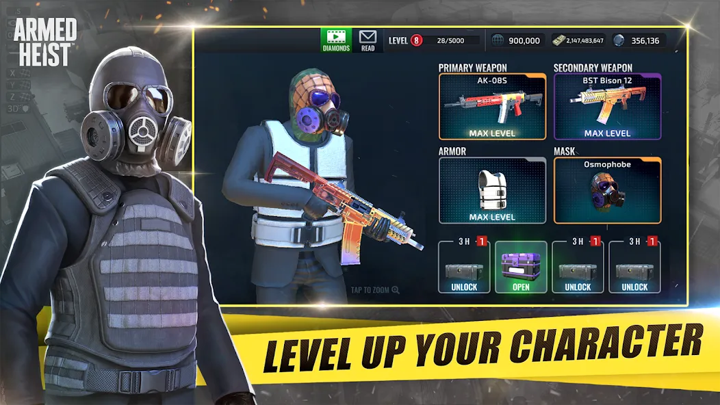 Armed Heist: Shooting gun game [MOD: безлимитные деньги и оружие] Screenshot 5