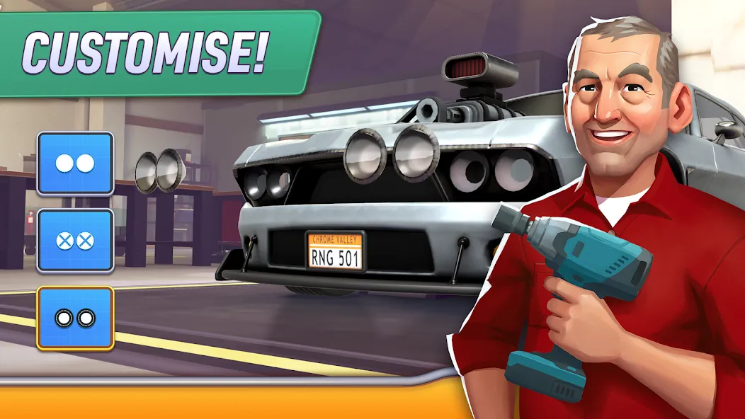 Chrome Valley Customs [MOD: безлимитные деньги и всё открыто] Screenshot 4