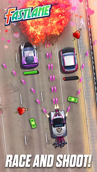 Fastlane: Road to Revenge [MOD: безлимитные деньги и патроны] Screenshot 1