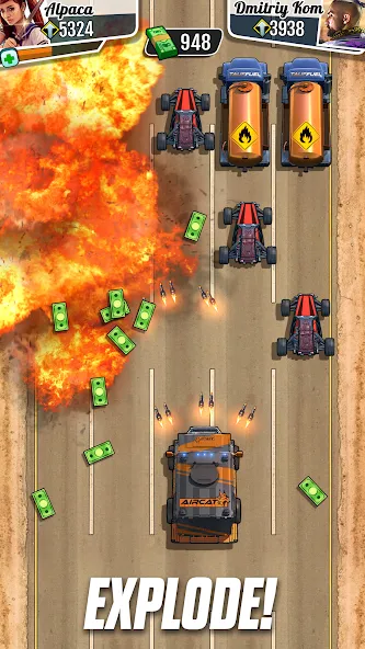 Fastlane: Road to Revenge [MOD: безлимитные деньги и патроны] Screenshot 4