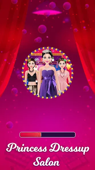 Princess Makeup Dressup Salon [MOD: безлимитные деньги и всё открыто] Screenshot 1