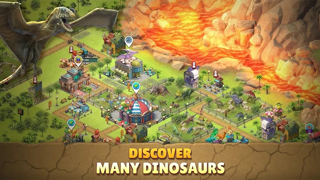 Jurassic Dinosaur: Dino Game [MOD: безлимитные деньги и мощные динозавры] Screenshot 4