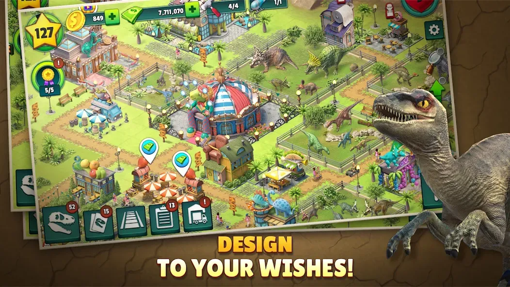 Jurassic Dinosaur: Dino Game [MOD: безлимитные деньги и мощные динозавры] Screenshot 5