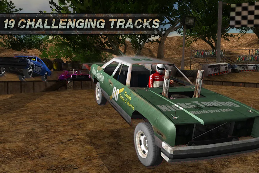 Demolition Derby: Crash Racing [MOD: безлимитные деньги и все машины открыты] Screenshot 2