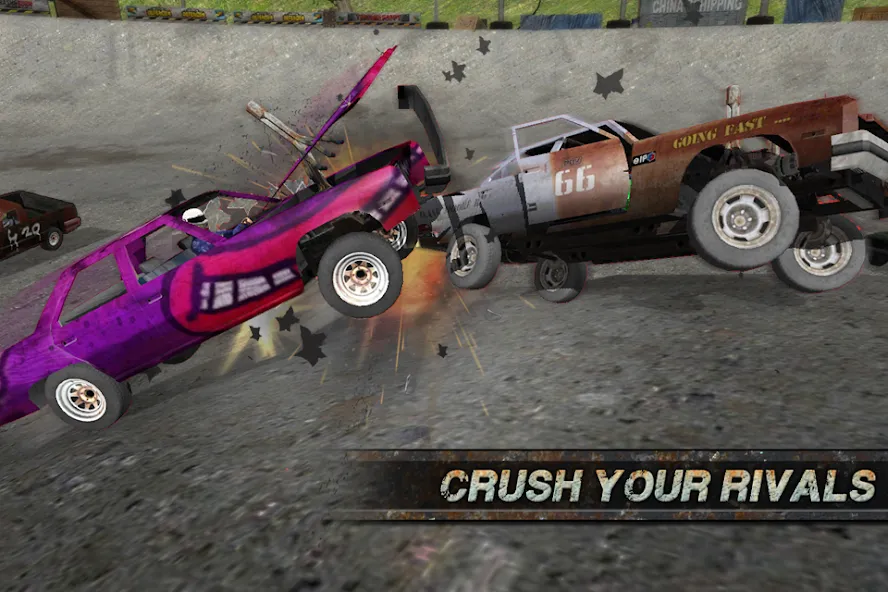 Demolition Derby: Crash Racing [MOD: безлимитные деньги и все машины открыты] Screenshot 3