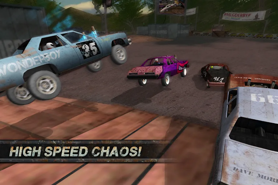Demolition Derby: Crash Racing [MOD: безлимитные деньги и все машины открыты] Screenshot 4