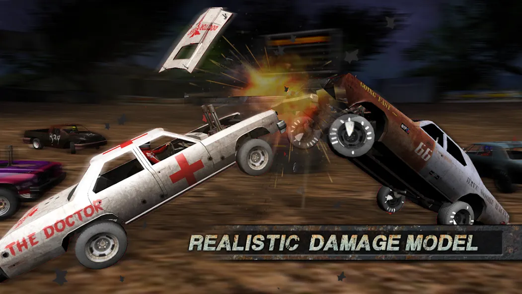 Demolition Derby: Crash Racing [MOD: безлимитные деньги и все машины открыты] Screenshot 5