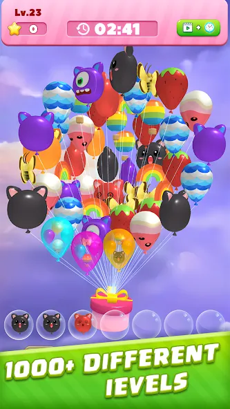 Bubble Burst：Match 3D [MOD: безлимитные монеты и подсказки] Screenshot 1