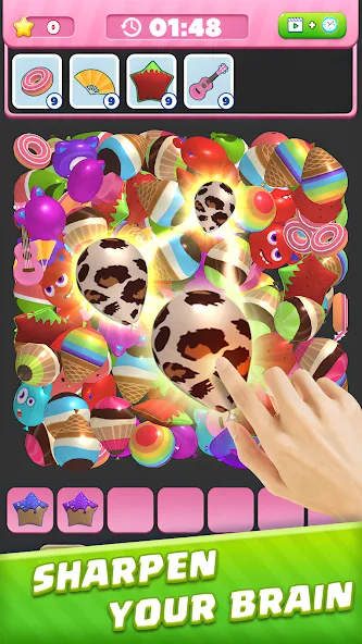 Bubble Burst：Match 3D [MOD: безлимитные монеты и подсказки] Screenshot 3