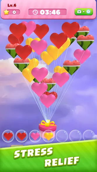 Bubble Burst：Match 3D [MOD: безлимитные монеты и подсказки] Screenshot 5