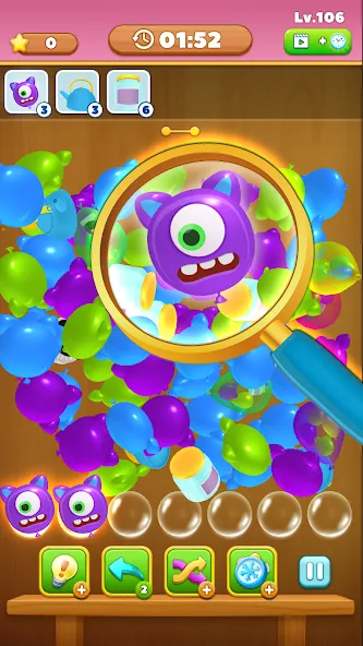 Match Triple Balloon [MOD: безлимитные монеты и все уровни открыты] Screenshot 3
