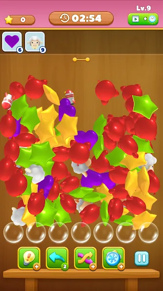 Match Triple Balloon [MOD: безлимитные монеты и все уровни открыты] Screenshot 5
