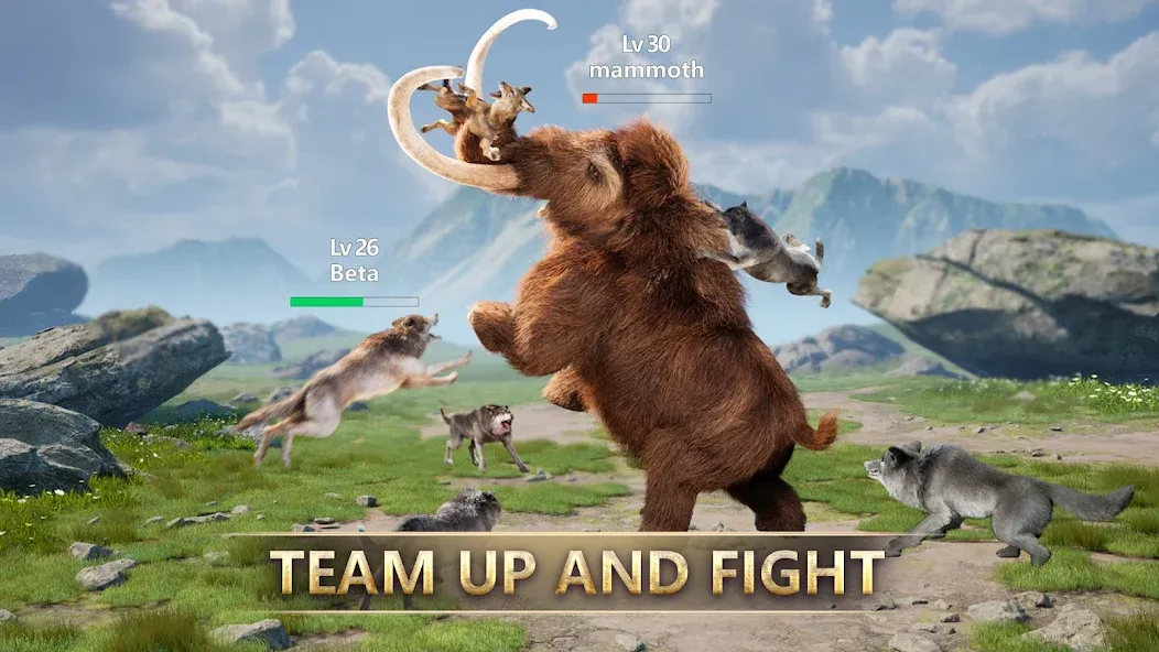 Wolf Game: Wild Animal Wars [MOD: безлимитные ресурсы и мощные волки] Screenshot 3
