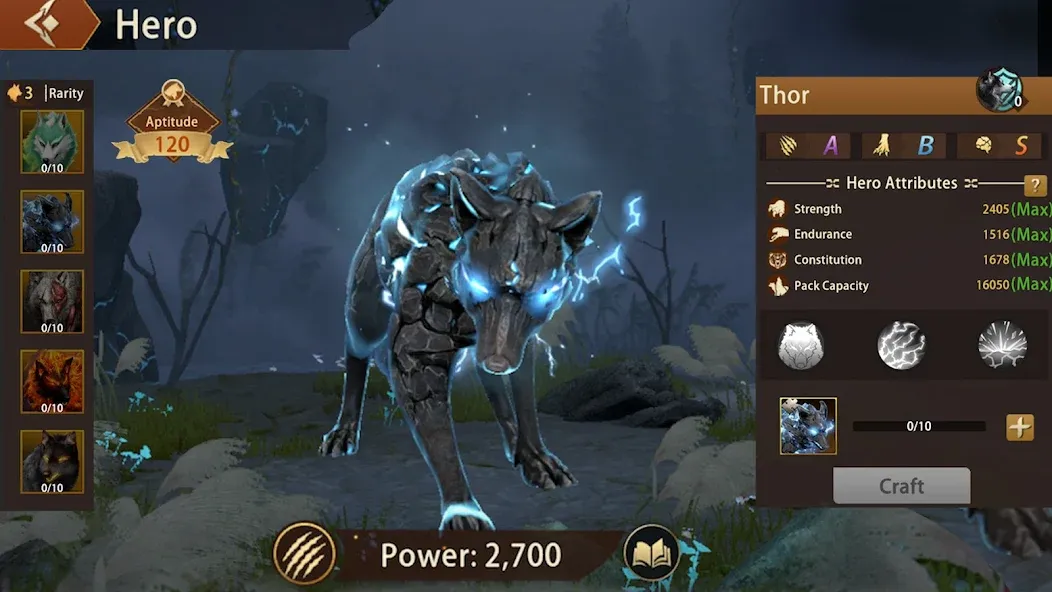 Wolf Game: Wild Animal Wars [MOD: безлимитные ресурсы и мощные волки] Screenshot 5