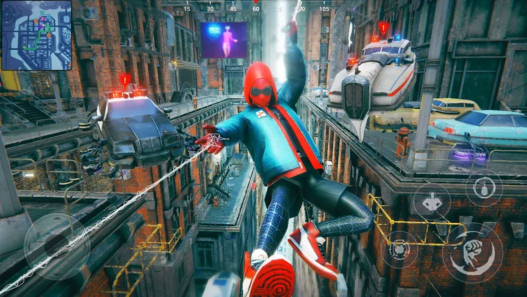 Super city Hero:Spider Game [MOD: безлимитные деньги и супергеройские способности] Screenshot 4
