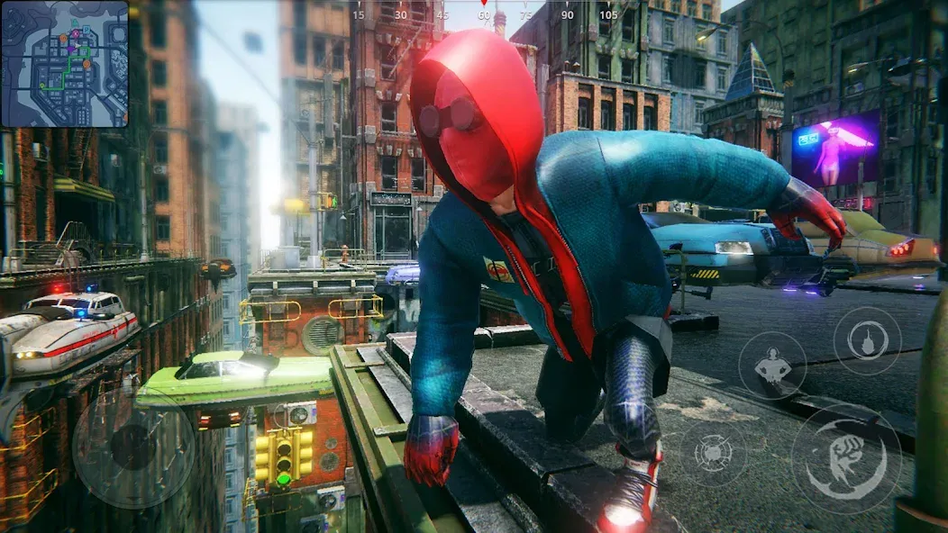 Super city Hero:Spider Game [MOD: безлимитные деньги и супергеройские способности] Screenshot 5