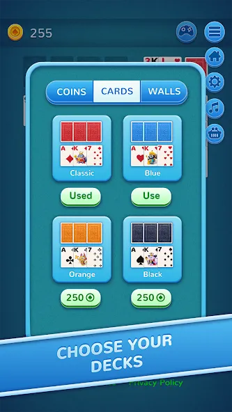 7 Solitaire [MOD: безлимитные подсказки и отмены ходов] Screenshot 3