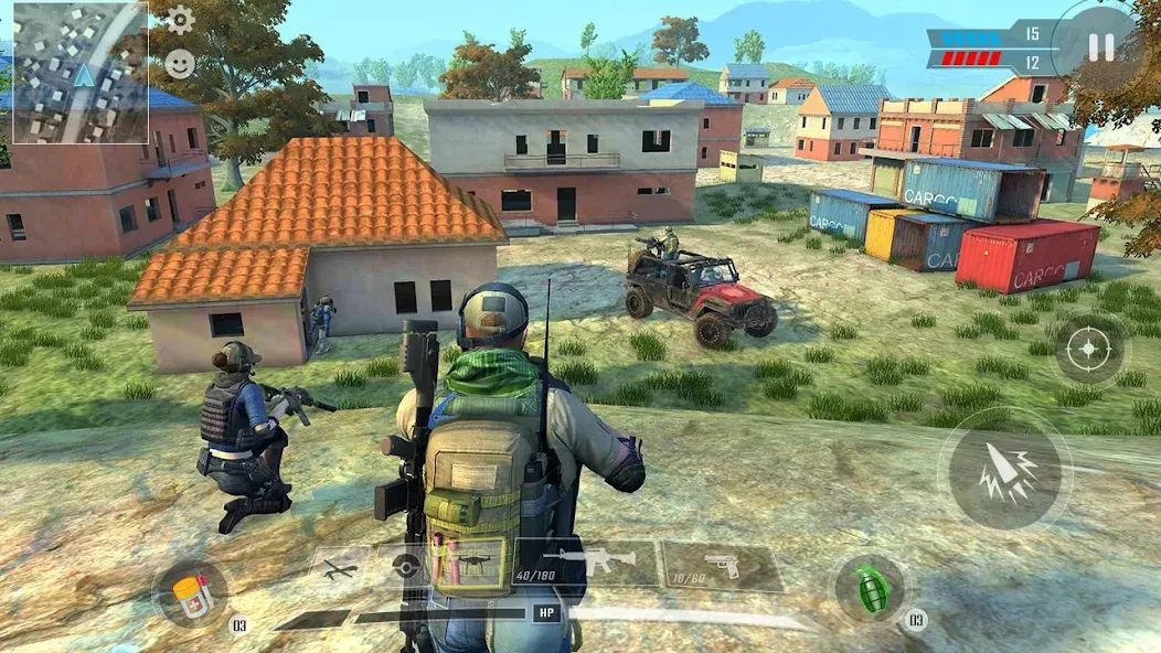 Commando War Army Game Offline [MOD: безлимитные патроны и здоровье] Screenshot 3