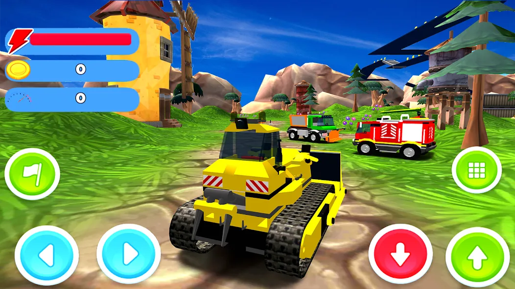 Toy Truck Drive [MOD: безлимитные деньги и топливо] Screenshot 1