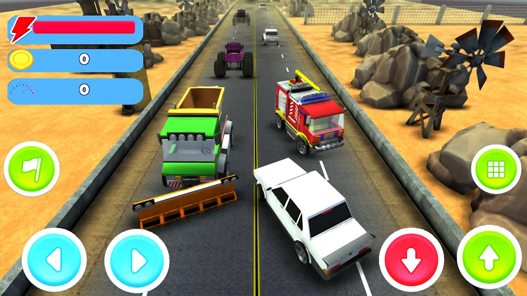 Toy Truck Drive [MOD: безлимитные деньги и топливо] Screenshot 2