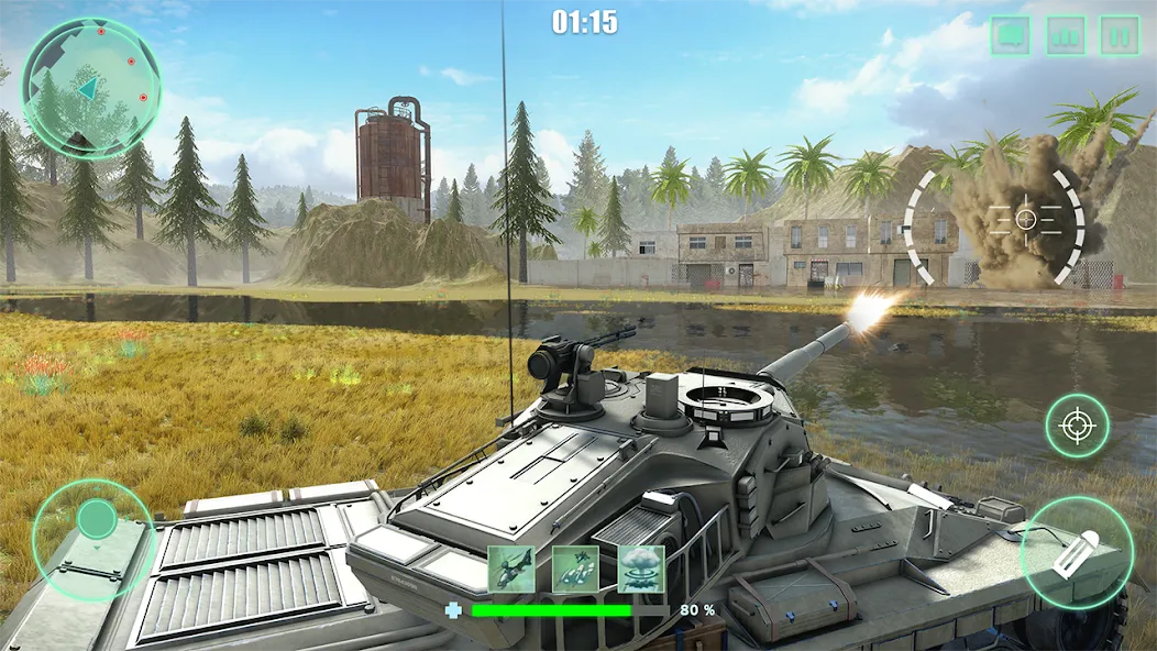 World Tanks War: Offline Games [MOD: безлимитные деньги и мощная техника] Screenshot 5