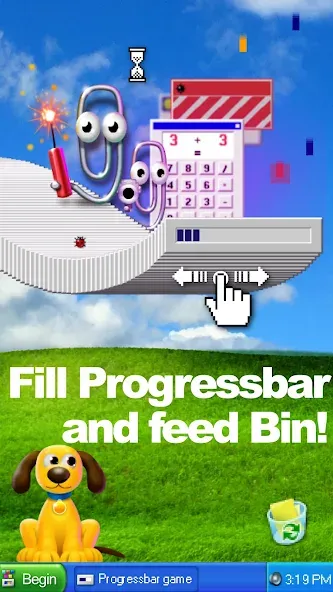 Progressbar95 - nostalgic game [MOD: без рекламы и бесконечные жизни] Screenshot 2