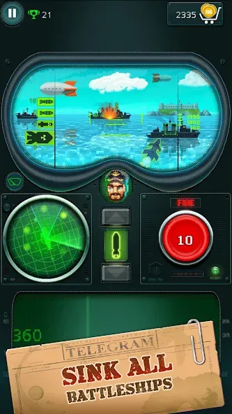 You Sunk - Submarine Attack [MOD: безлимитные ракеты и здоровье] Screenshot 1