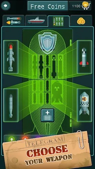 You Sunk - Submarine Attack [MOD: безлимитные ракеты и здоровье] Screenshot 2