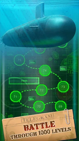 You Sunk - Submarine Attack [MOD: безлимитные ракеты и здоровье] Screenshot 5