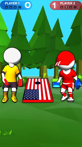 Cornhole League - Board Games [MOD: безлимитные деньги и открыты все уровни] Screenshot 1