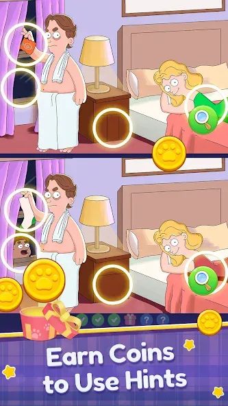 Find Differences: Spot Fun [MOD: подсказки доступны и уровни открыты] Screenshot 2