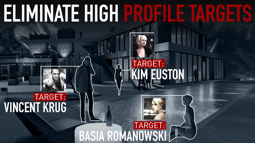 Hitman Sniper [MOD: безлимитные деньги и патроны] Screenshot 2