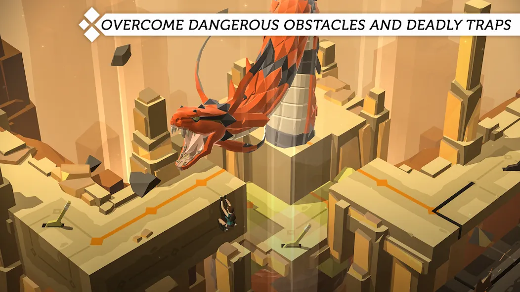 Lara Croft GO [MOD: безлимитные подсказки и все уровни] Screenshot 4