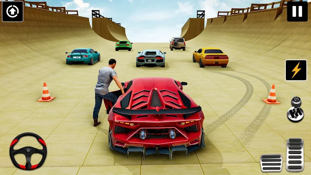 GT Car Stunt : Ramp Car Stunts [MOD: безлимитные деньги и все машины] Screenshot 5