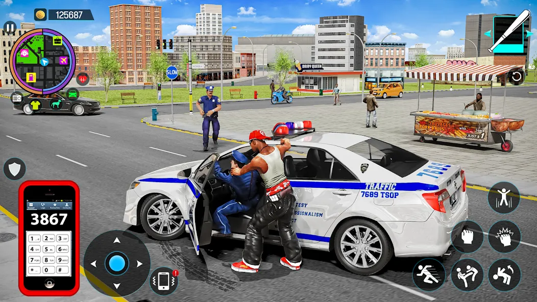 Gangster Mafia City Crime Game [MOD: безлимитные деньги и оружие] Screenshot 3