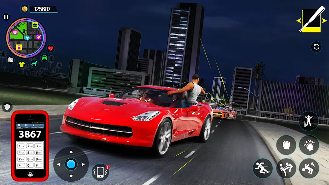 Gangster Mafia City Crime Game [MOD: безлимитные деньги и оружие] Screenshot 5