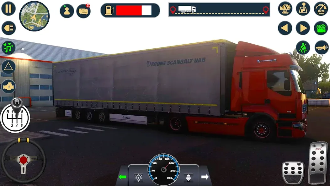 Euro Cargo Truck Simulator 3D [MOD: безлимитные деньги и все грузовики] Screenshot 1
