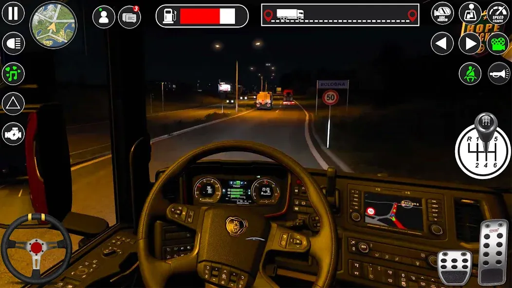 Euro Cargo Truck Simulator 3D [MOD: безлимитные деньги и все грузовики] Screenshot 2